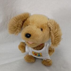 Build a Bear SMALLFRYS BUDDIES GOLDEN RETRIEVER plush tan dog puppy 7.5” 2010